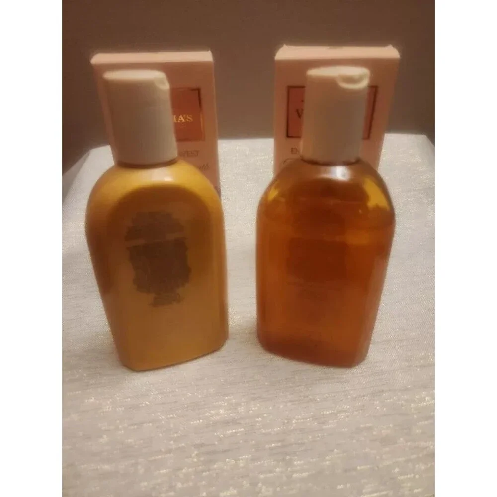 Vintage Victoria's Secret English Harvest Peach Hyacinth Lotion Bath Gel Set